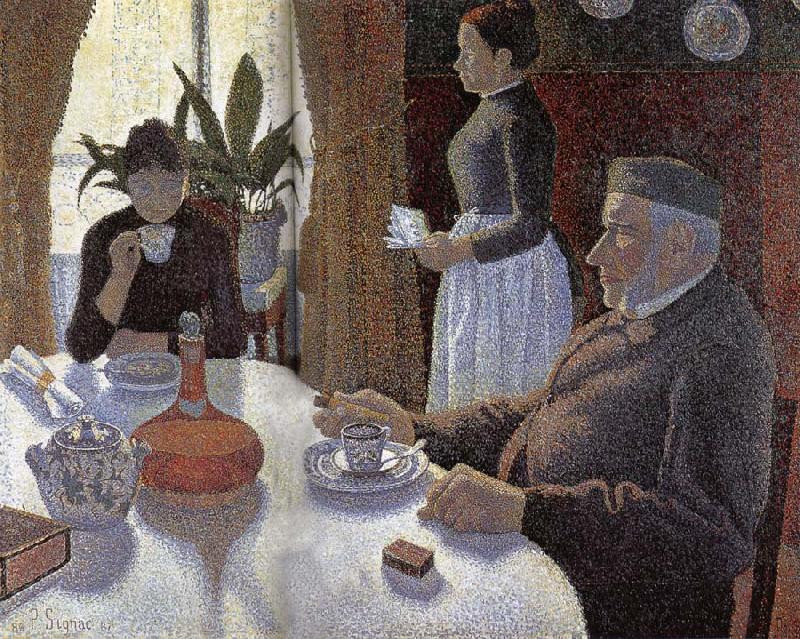 Paul Signac Dinner room oil painting picture
